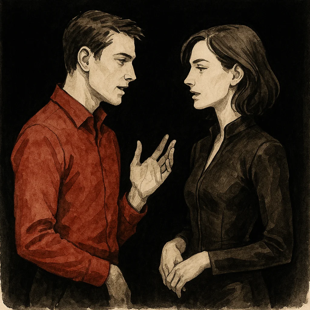 A couple having good communication during aftercare