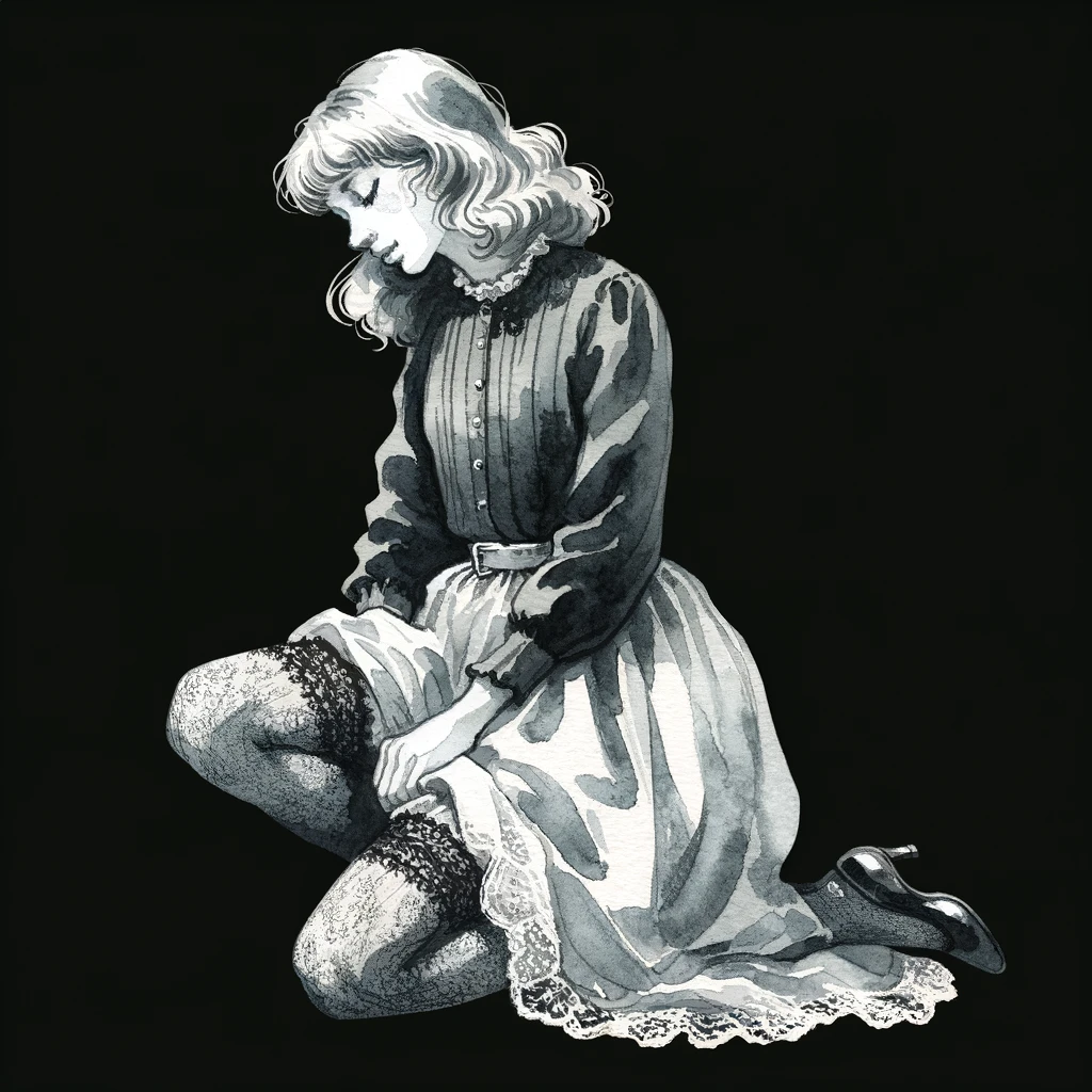 Submissive woman