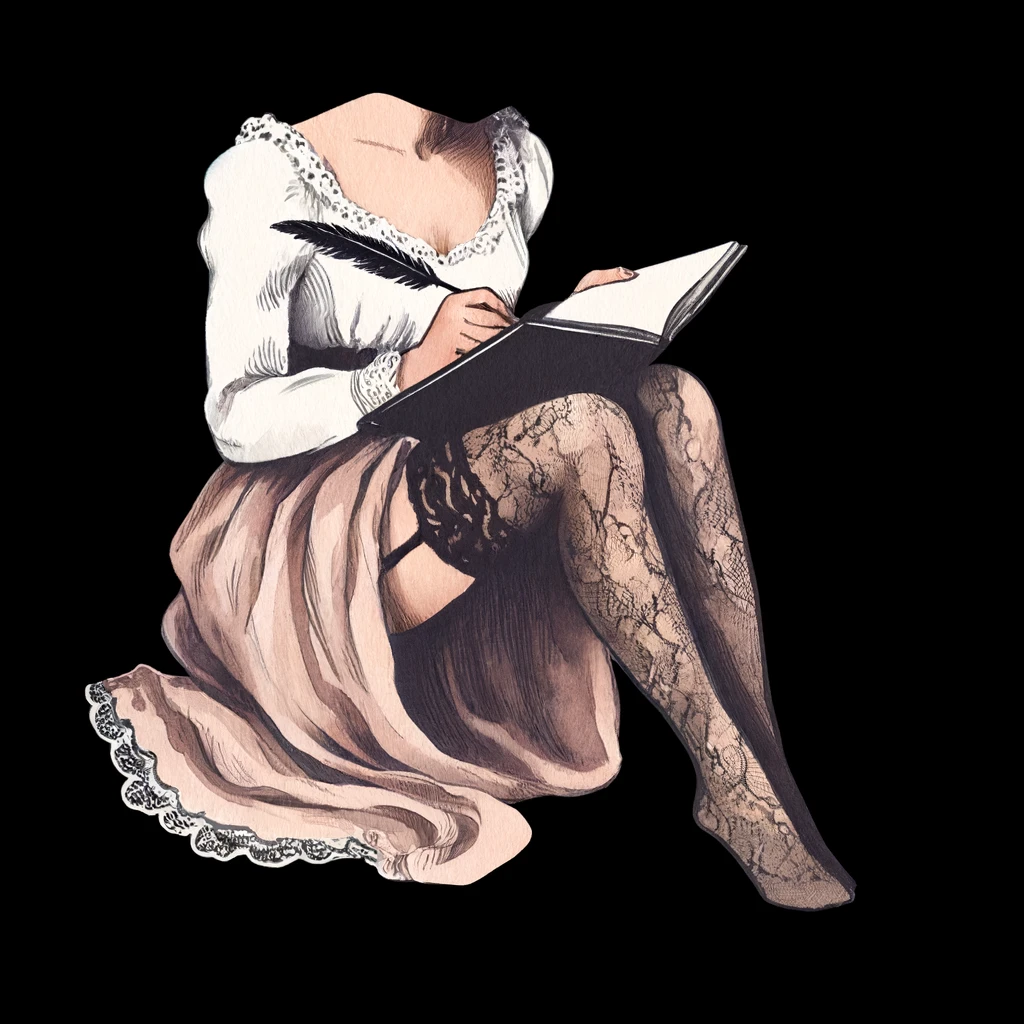 Woman writing in protocol diary