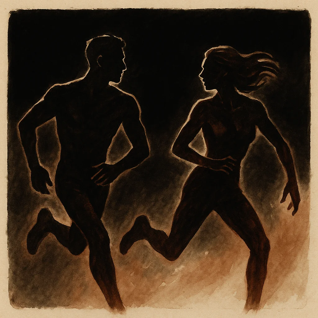 The chase ignites anticipation—each pursuit lap builds the raw tension before the capture.