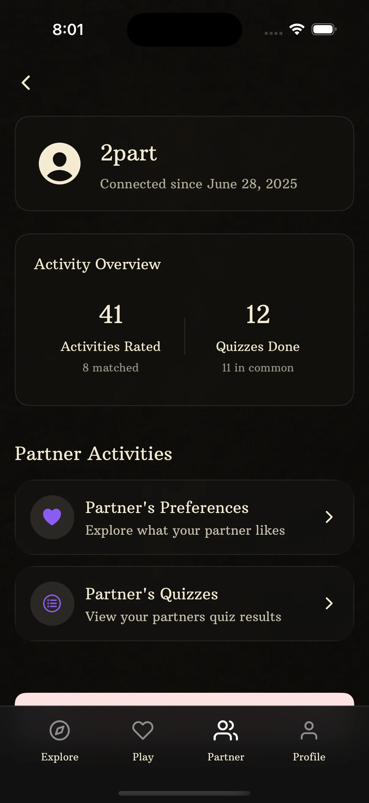 Partner Hub Overview - Activity overview and compatibility metrics